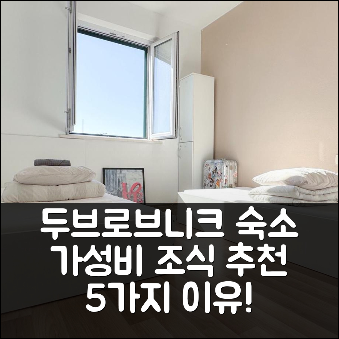 두브로브니크 숙소 여행 호텔 추천 로브 두브로브니크 호스텔 | 가성비와 조식이 뛰어난 5가지 이유