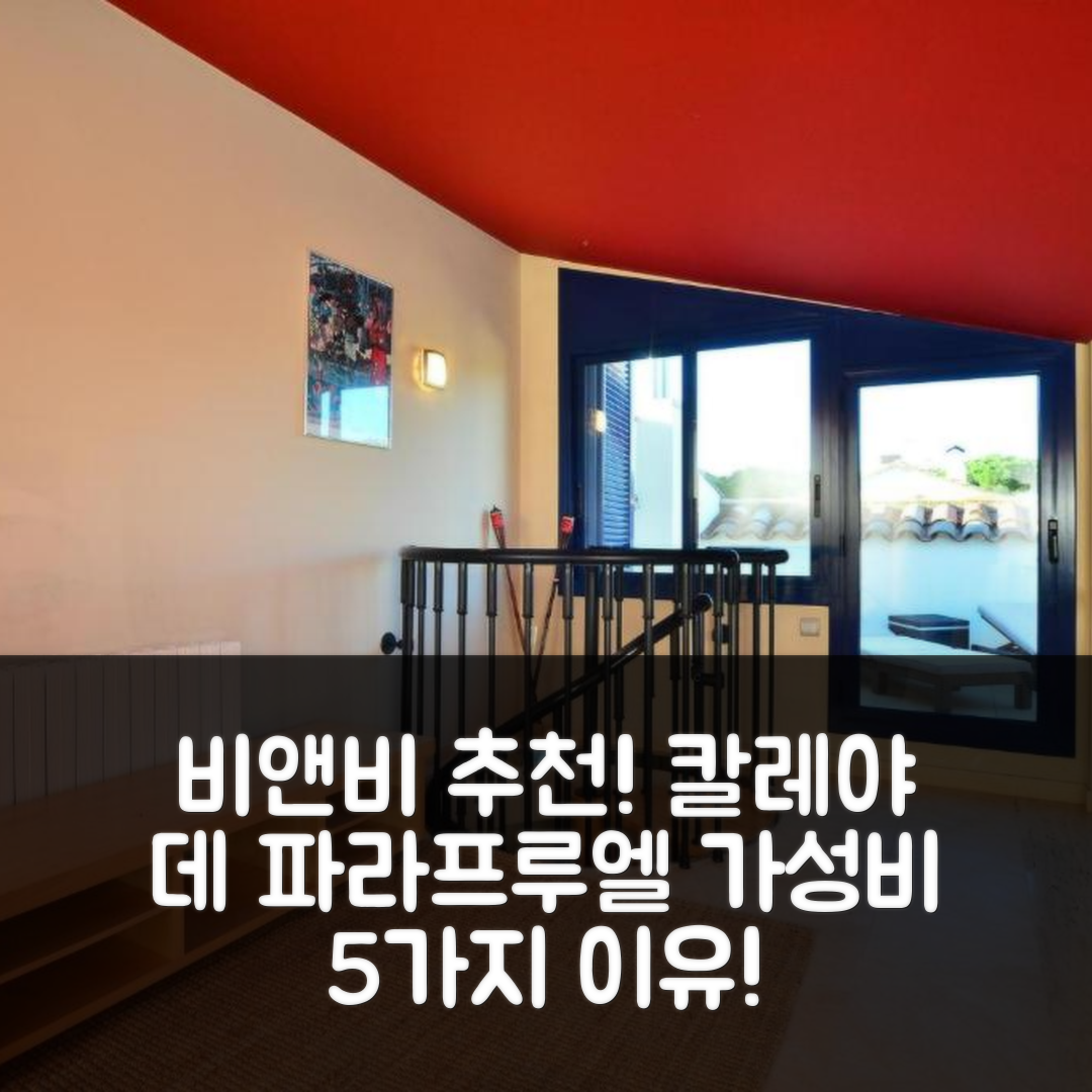 칼레야 데 파라프루헬 숙소 여행 호텔 추천 비앤비 칼레야 데 팔라프루엘 6인용 조식과 수영장 가성비 5가지 이유