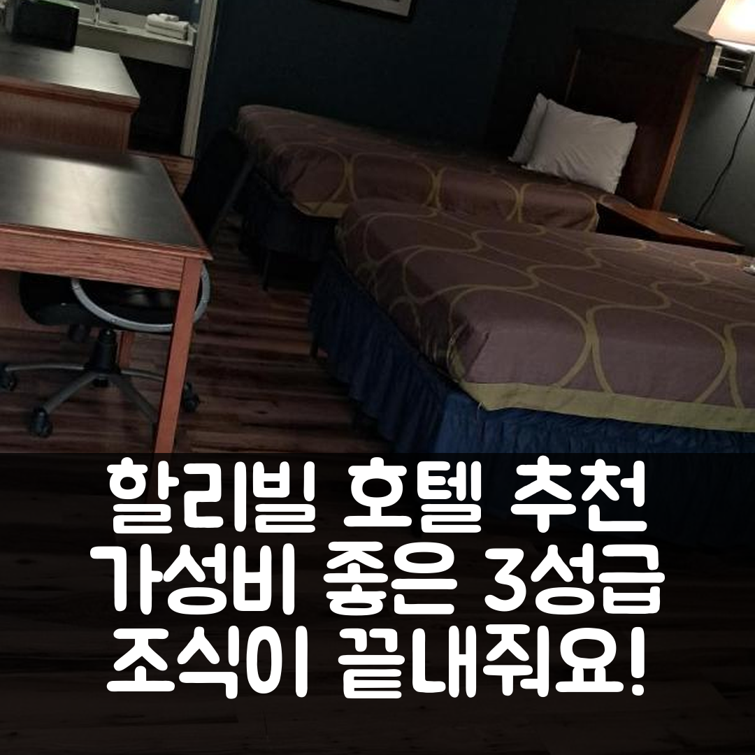 할리빌 숙소 여행 호텔 추천 카운트사이드 인 | 가성비와 조식이 뛰어난 3성급 호텔의 매력 7가지