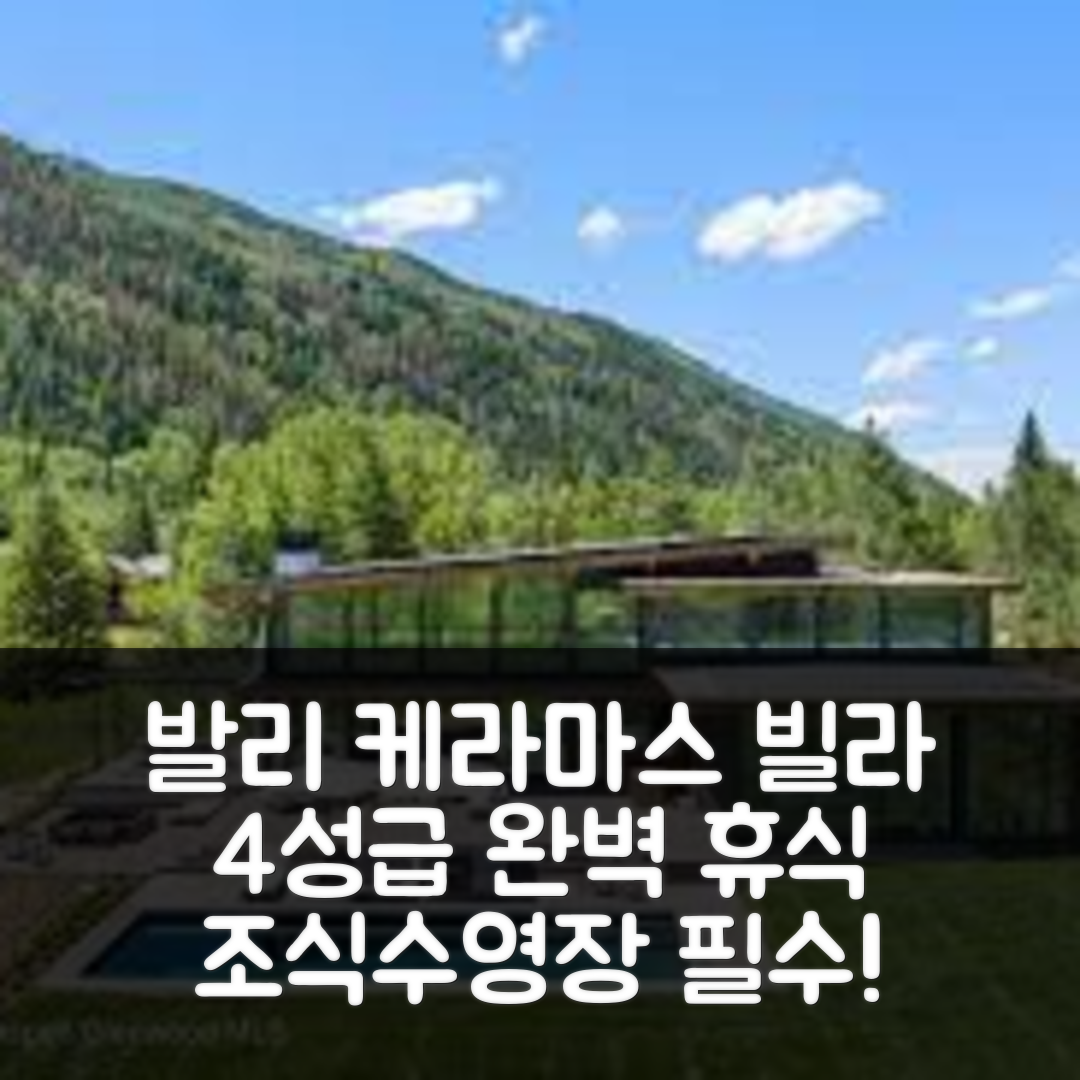 발리 숙소 여행 호텔 추천 케라마스 빌라 1000m² | 4성급 조식과 수영장으로 완벽한 휴식 7가지 팁