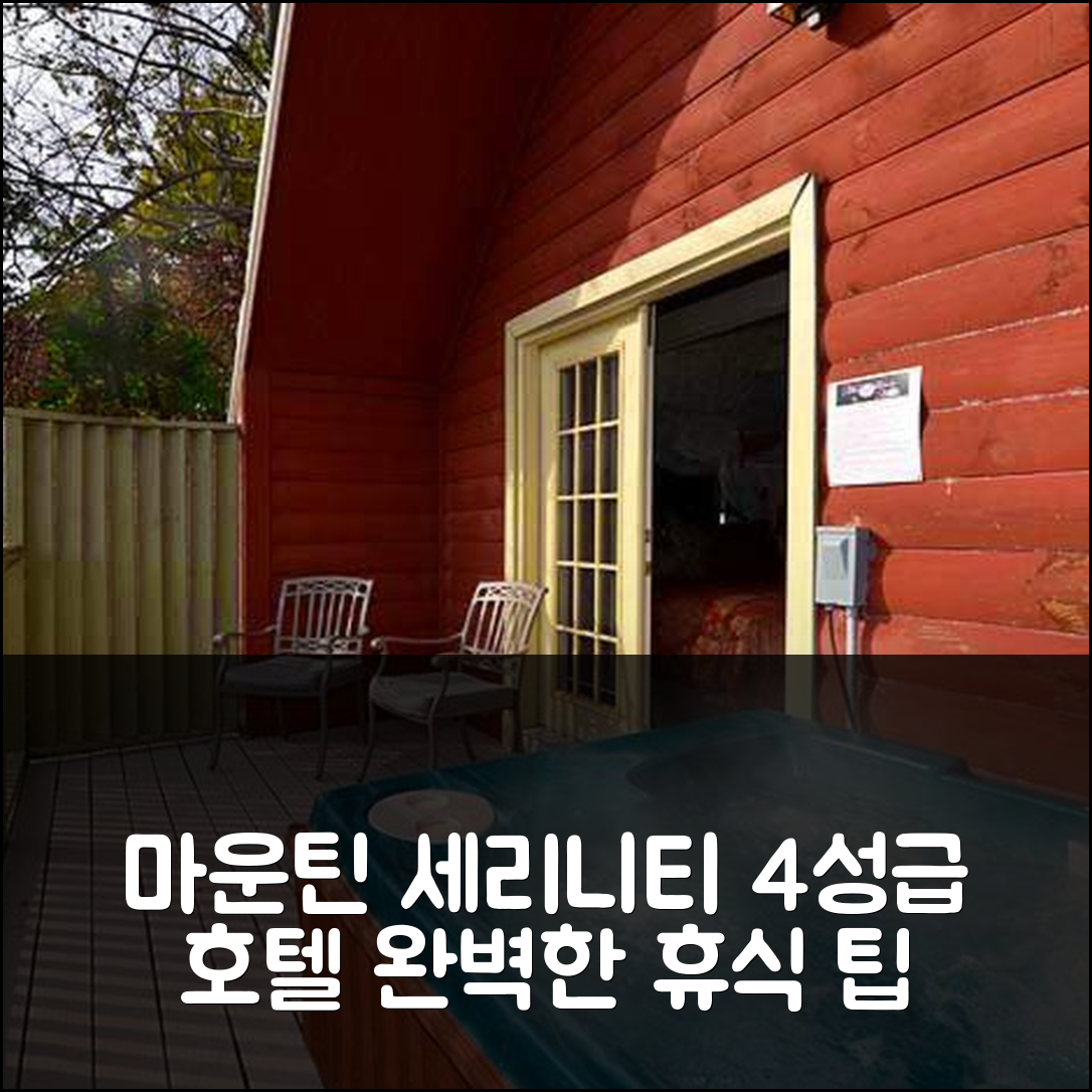 개틀린버그 숙소 여행 호텔 추천 마운틴 세리니티 | 4성급 조식과 수영장으로 즐기는 완벽한 휴식 5가지 팁