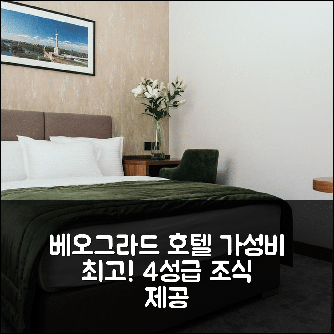 베오그라드 숙소 여행 호텔 추천 센트럴 포인트 호텔 | 4성급 조식과 가성비 좋은 위치 5가지 이유