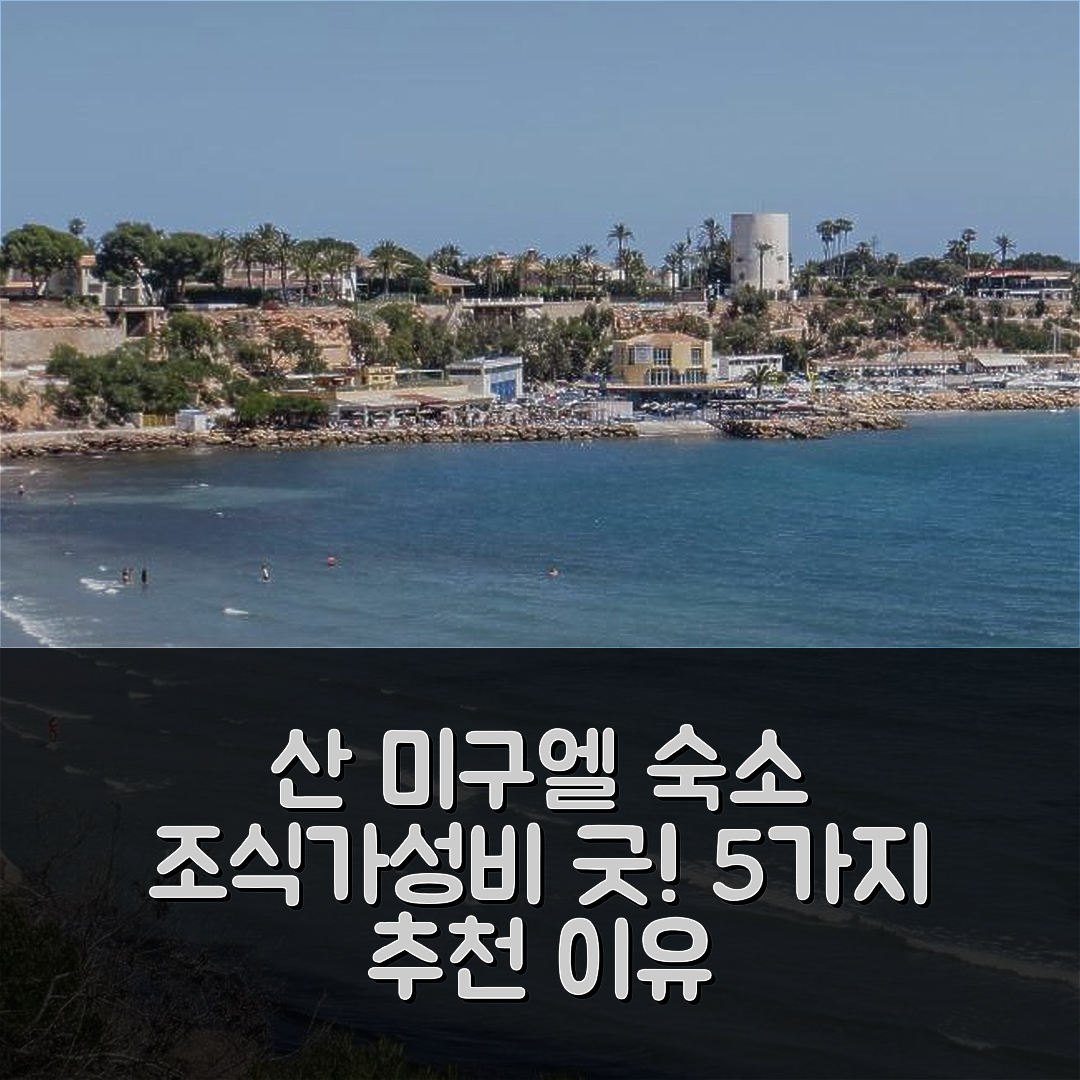 산 미구엘 드 살리나스 숙소 여행 호텔 추천 코지 홈 인 산 미구엘 드 살리나스 | 조식과 가성비 뛰어난 5가지 이유