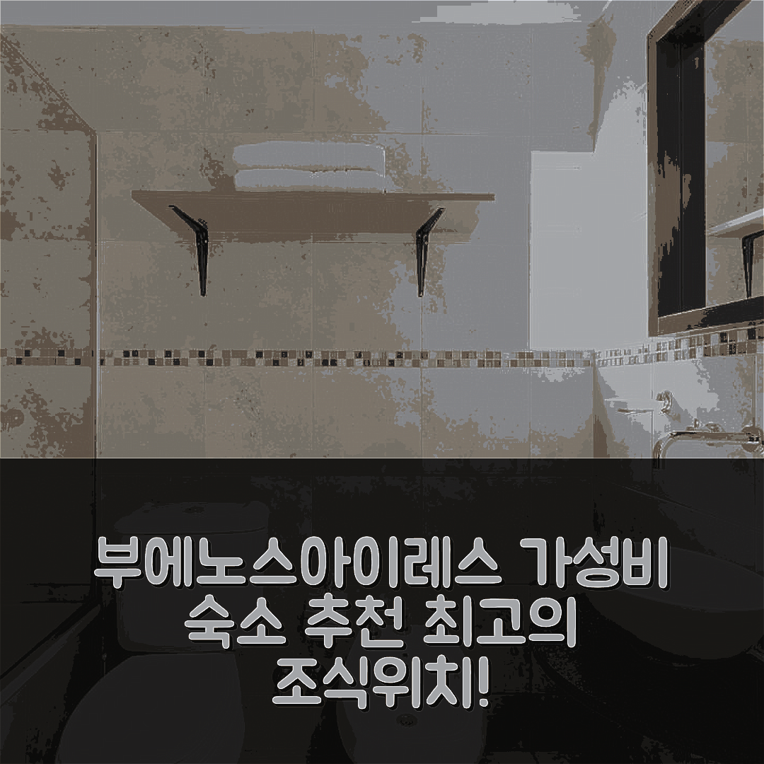 부에노스아이레스 숙소 여행 호텔 추천 필 부에노스아이레스 아파트스 | 3성급 가성비 최고의 조식과 위치 정보 5가지